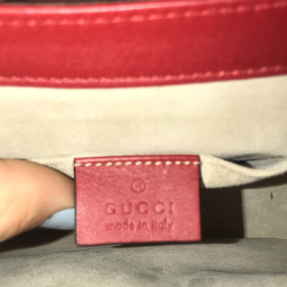 Gucci Red python bag - Picture 4 of 7